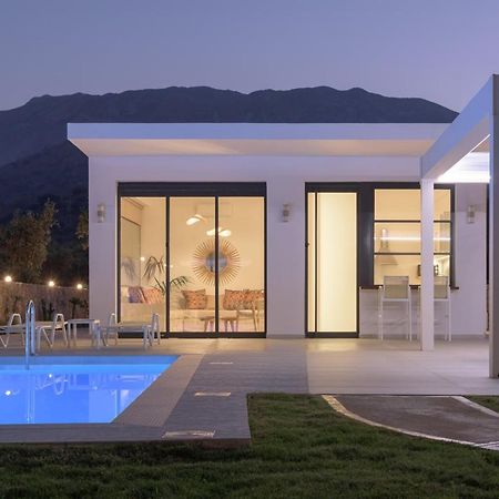 Pelagias Villa Lefka With Heated Pool Mathés Exterior photo
