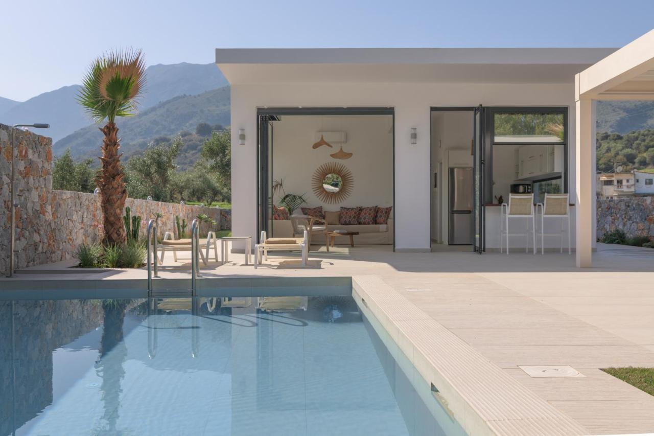 Pelagias Villa Lefka With Heated Pool Mathés Exterior photo