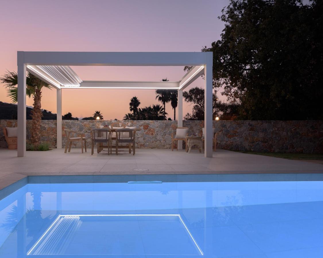 Pelagias Villa Lefka With Heated Pool Mathés Exterior photo