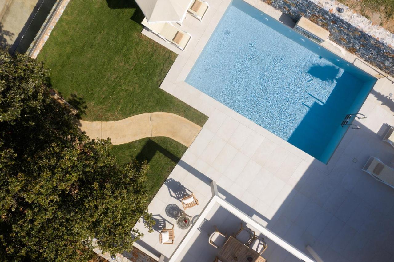 Pelagias Villa Lefka With Heated Pool Mathés Exterior photo