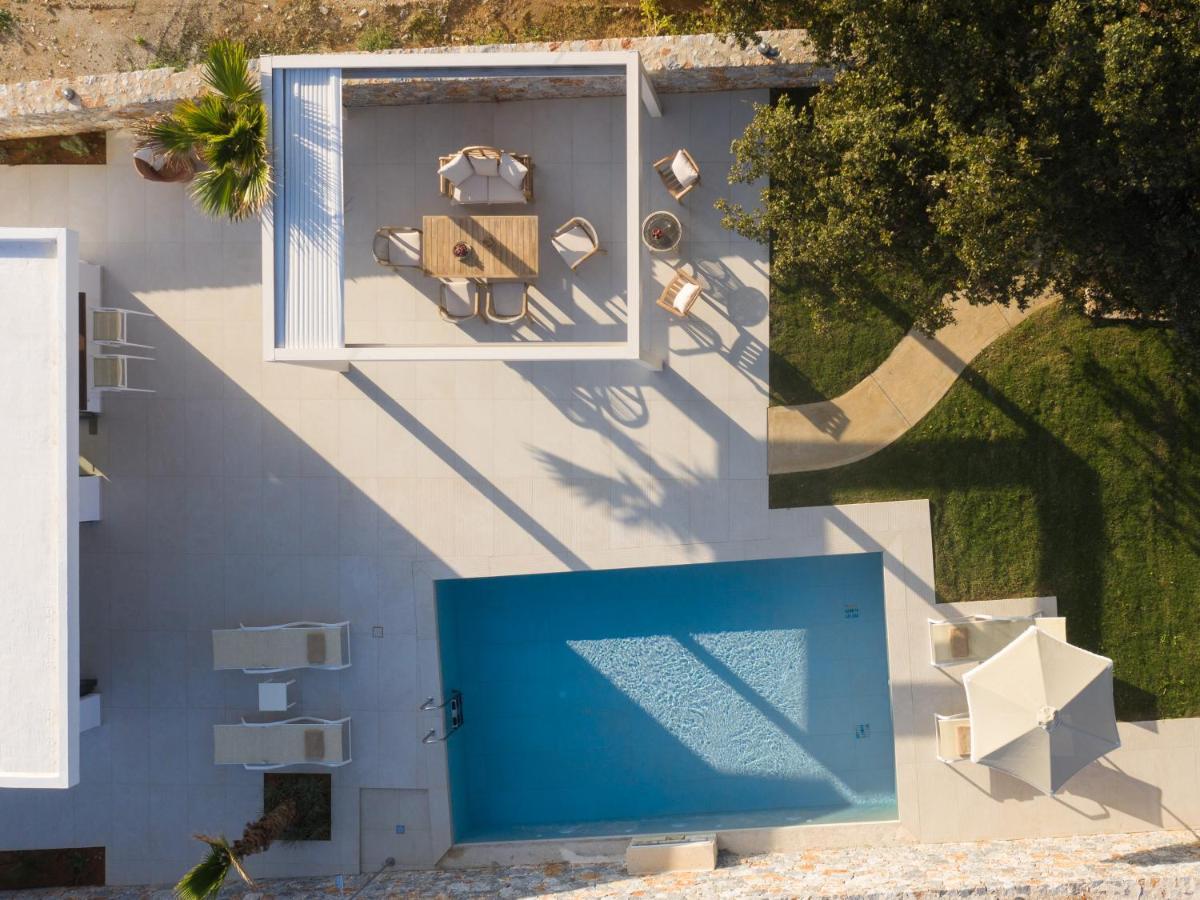 Pelagias Villa Lefka With Heated Pool Mathés Exterior photo