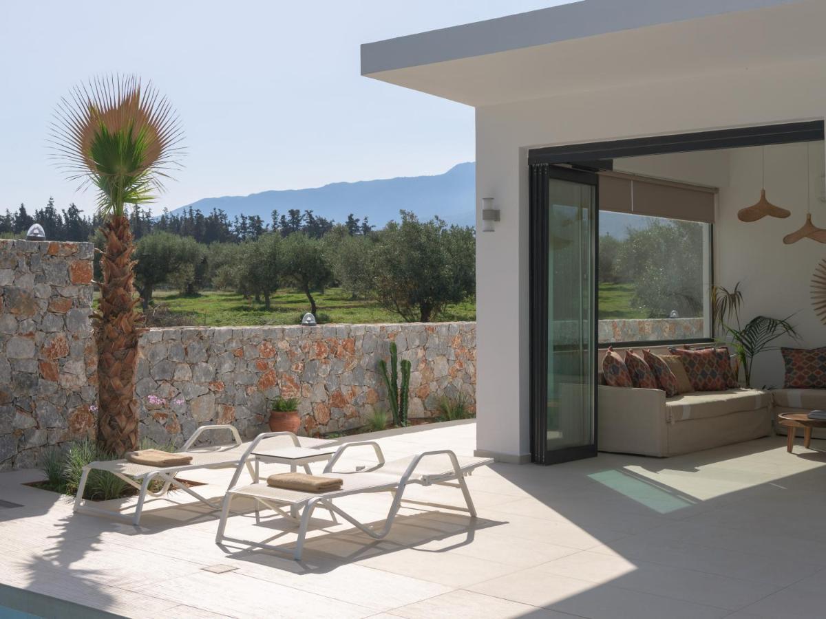 Pelagias Villa Lefka With Heated Pool Mathés Exterior photo