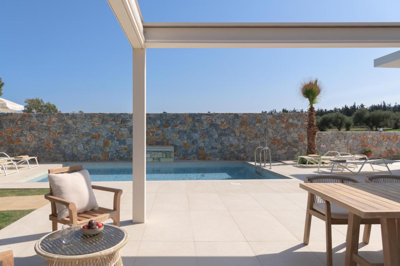 Pelagias Villa Lefka With Heated Pool Mathés Exterior photo