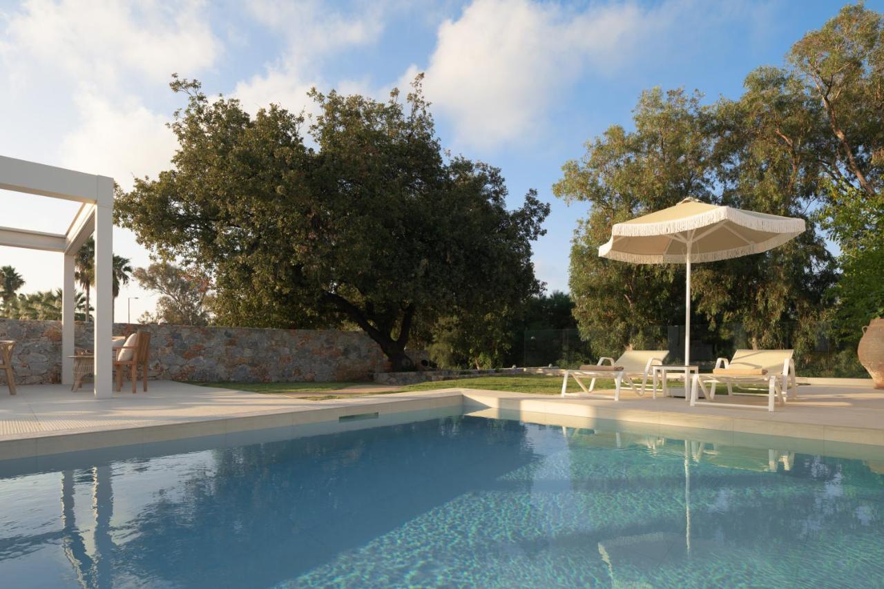 Pelagias Villa Lefka With Heated Pool Mathés Exterior photo
