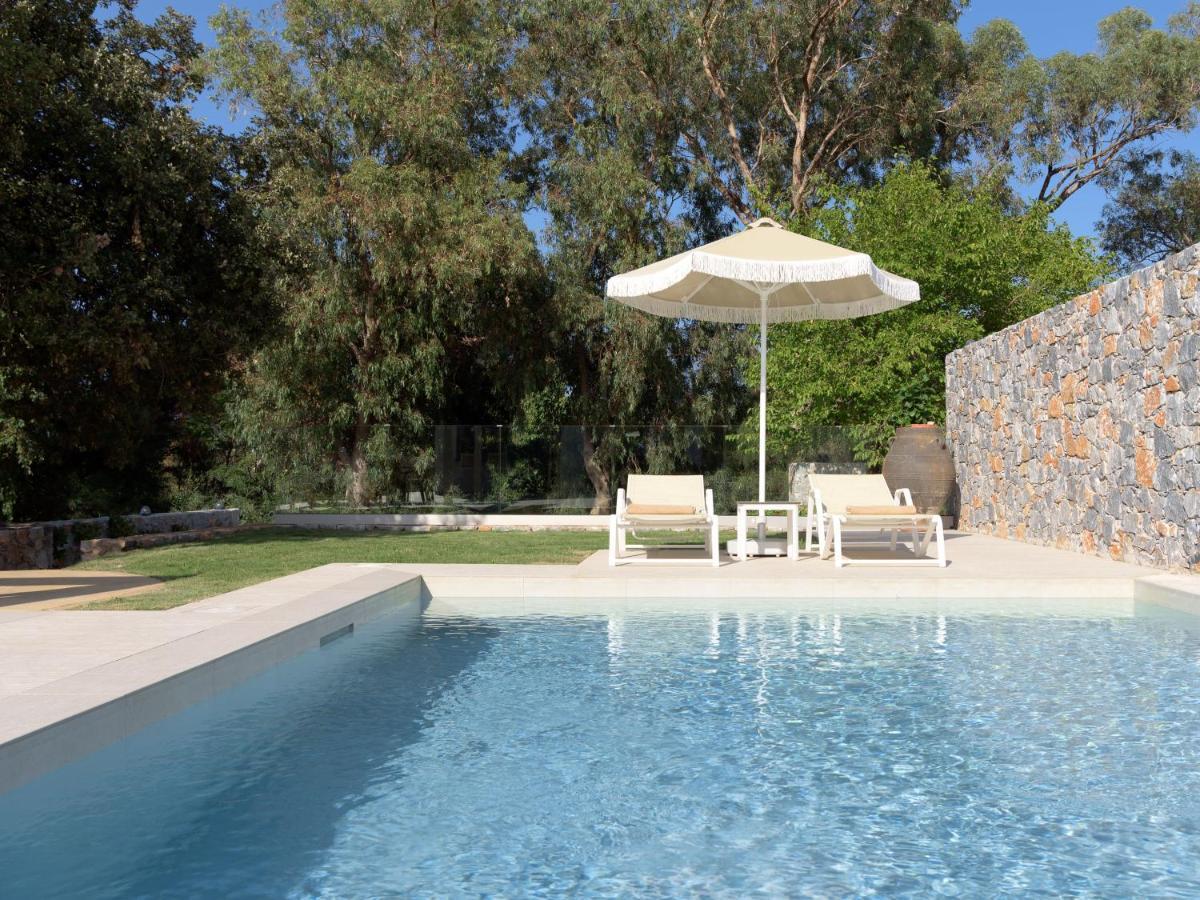 Pelagias Villa Lefka With Heated Pool Mathés Exterior photo