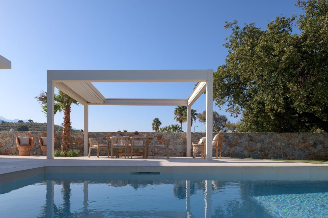 Pelagias Villa Lefka With Heated Pool Mathés Exterior photo