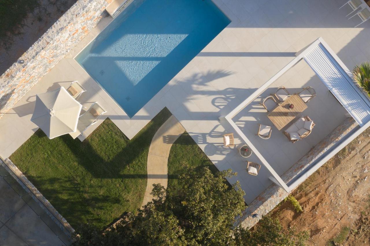 Pelagias Villa Lefka With Heated Pool Mathés Exterior photo