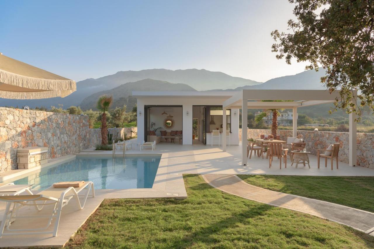 Pelagias Villa Lefka With Heated Pool Mathés Exterior photo