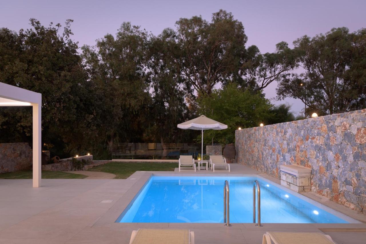 Pelagias Villa Lefka With Heated Pool Mathés Exterior photo